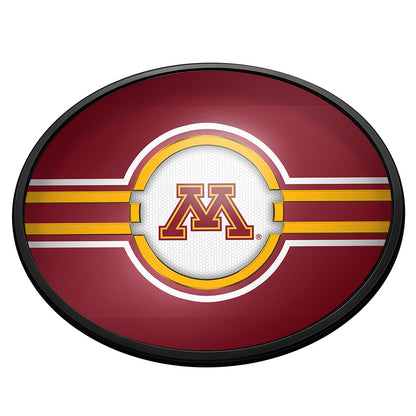 Minnesota Golden Gophers Slimline Oval Lighted Wall Sign