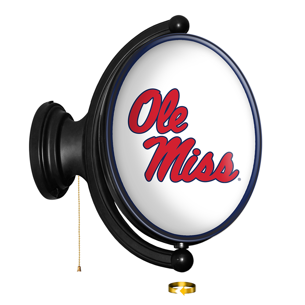 Mississippi Rebels Oval Rotating Wall Sign