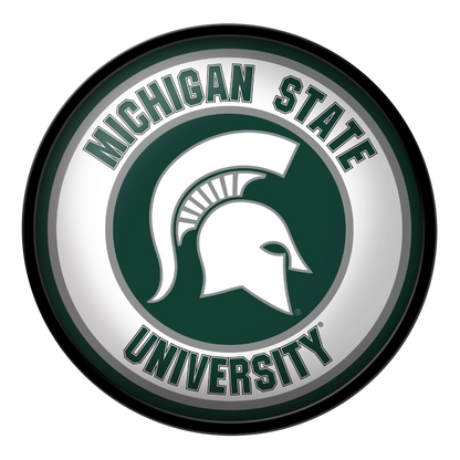 Michigan State Spartans Modern Disc Wall Sign