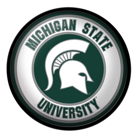 Michigan State Spartans Modern Disc Wall Sign