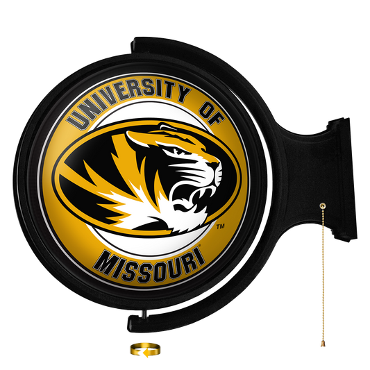 Missouri Tigers Round Rotating Wall Sign