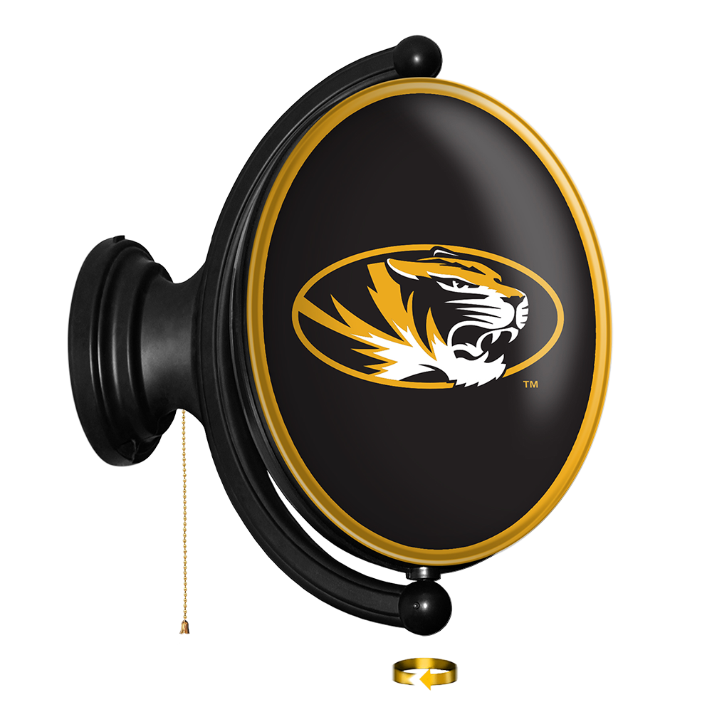 Missouri Tigers Oval Rotating Wall Sign