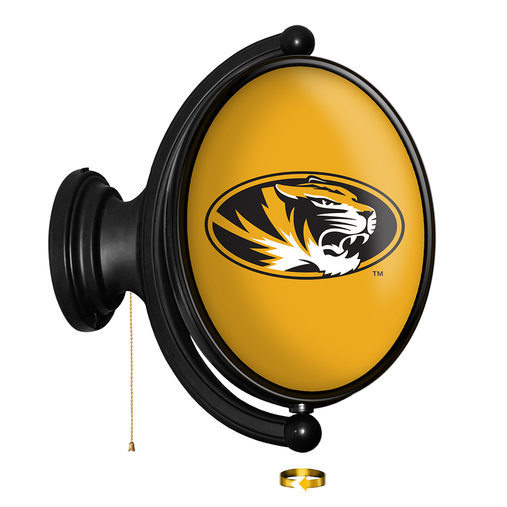 Missouri Tigers Oval Rotating Wall Sign