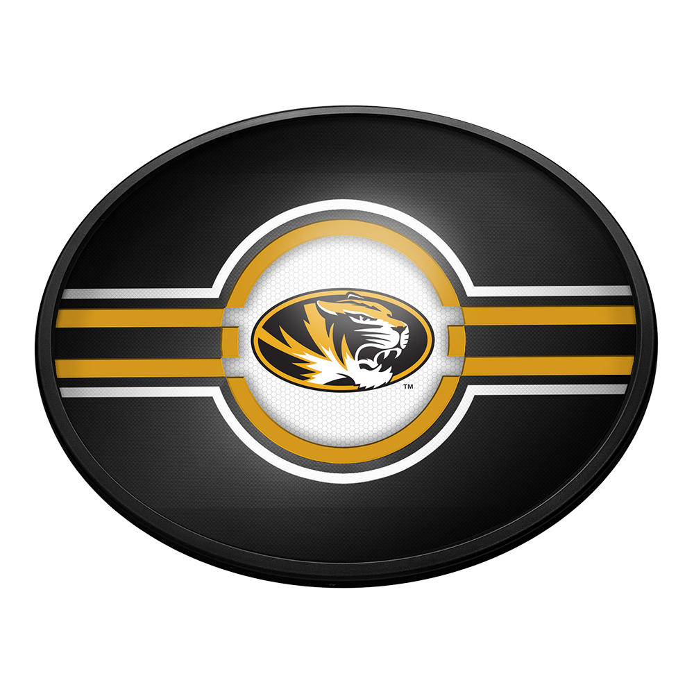 Missouri Tigers Slimline Oval Lighted Wall Sign