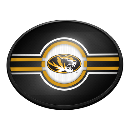 Missouri Tigers Slimline Oval Lighted Wall Sign