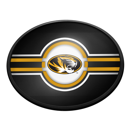 Missouri Tigers Slimline Oval Lighted Wall Sign