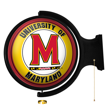 Maryland Terrapins Round Rotating Wall Sign