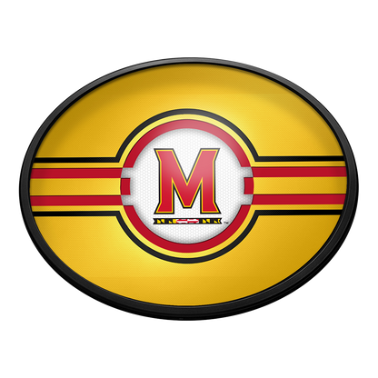 Maryland Terrapins Slimline Oval Lighted Wall Sign
