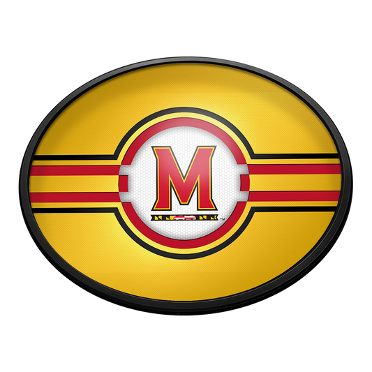 Maryland Terrapins Slimline Oval Lighted Wall Sign