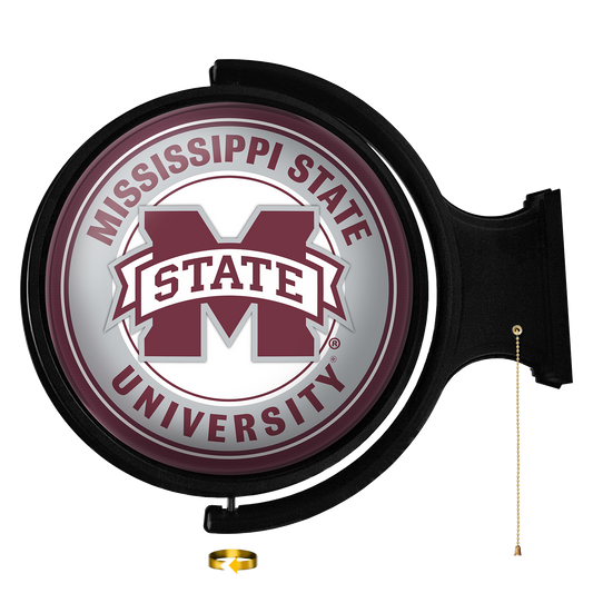 Mississippi State Bulldogs Round Rotating Wall Sign