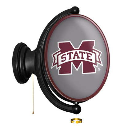 Mississippi State Bulldogs Oval Rotating Wall Sign