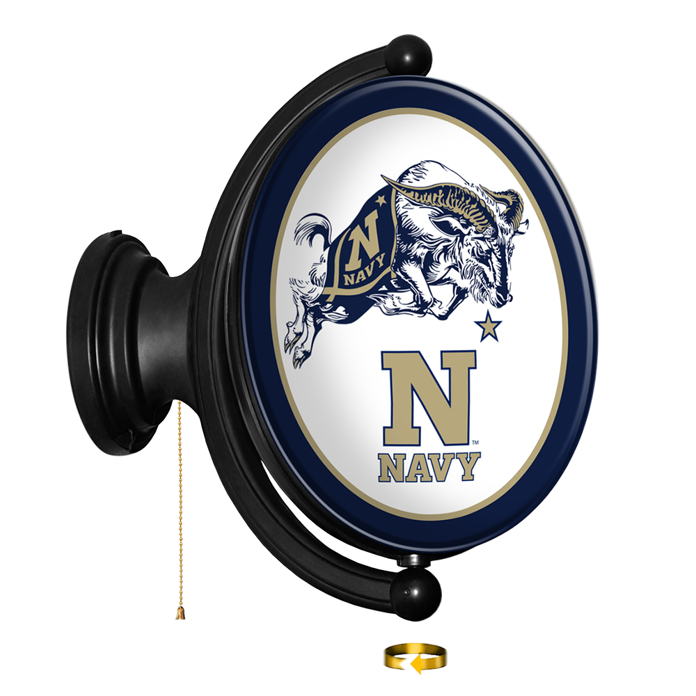 Navy Midshipmen Oval Rotating Wall Sign