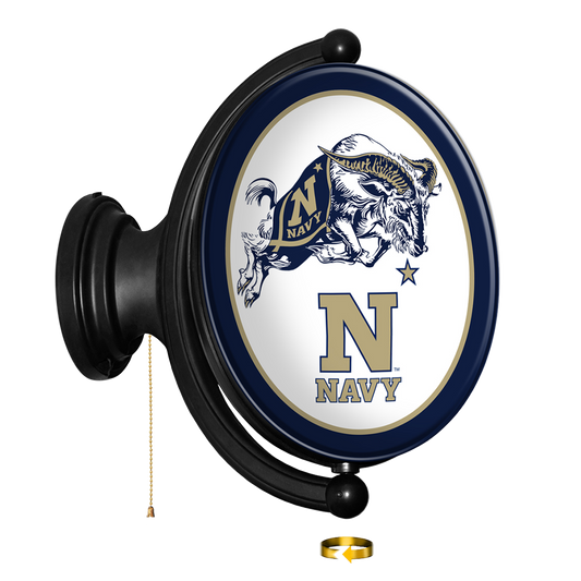 Navy Midshipmen Oval Rotating Wall Sign