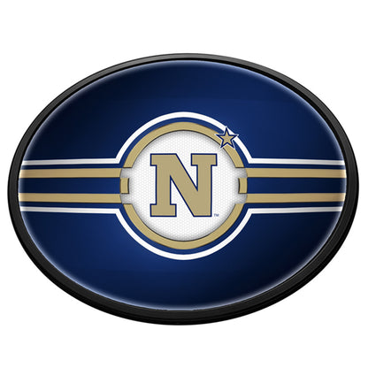 Navy Midshipmen Slimline Oval Lighted Wall Sign