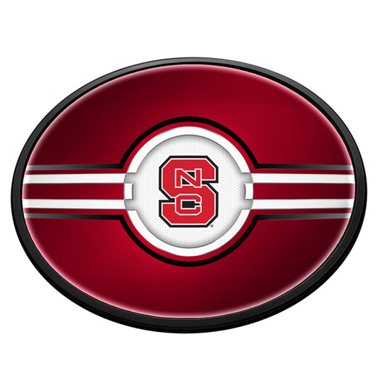 NC State Wolfpack Slimline Oval Lighted Wall Sign