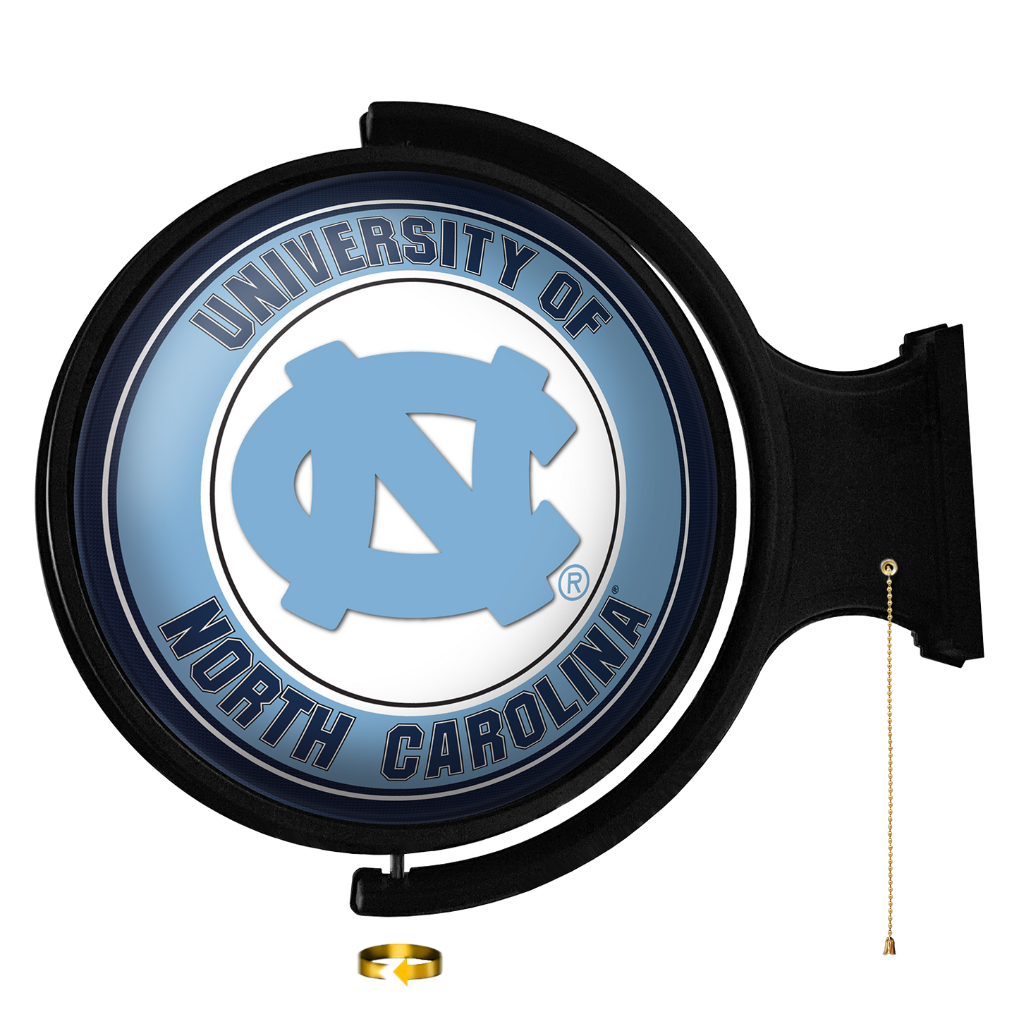 North Carolina Tar Heels Round Rotating Wall Sign