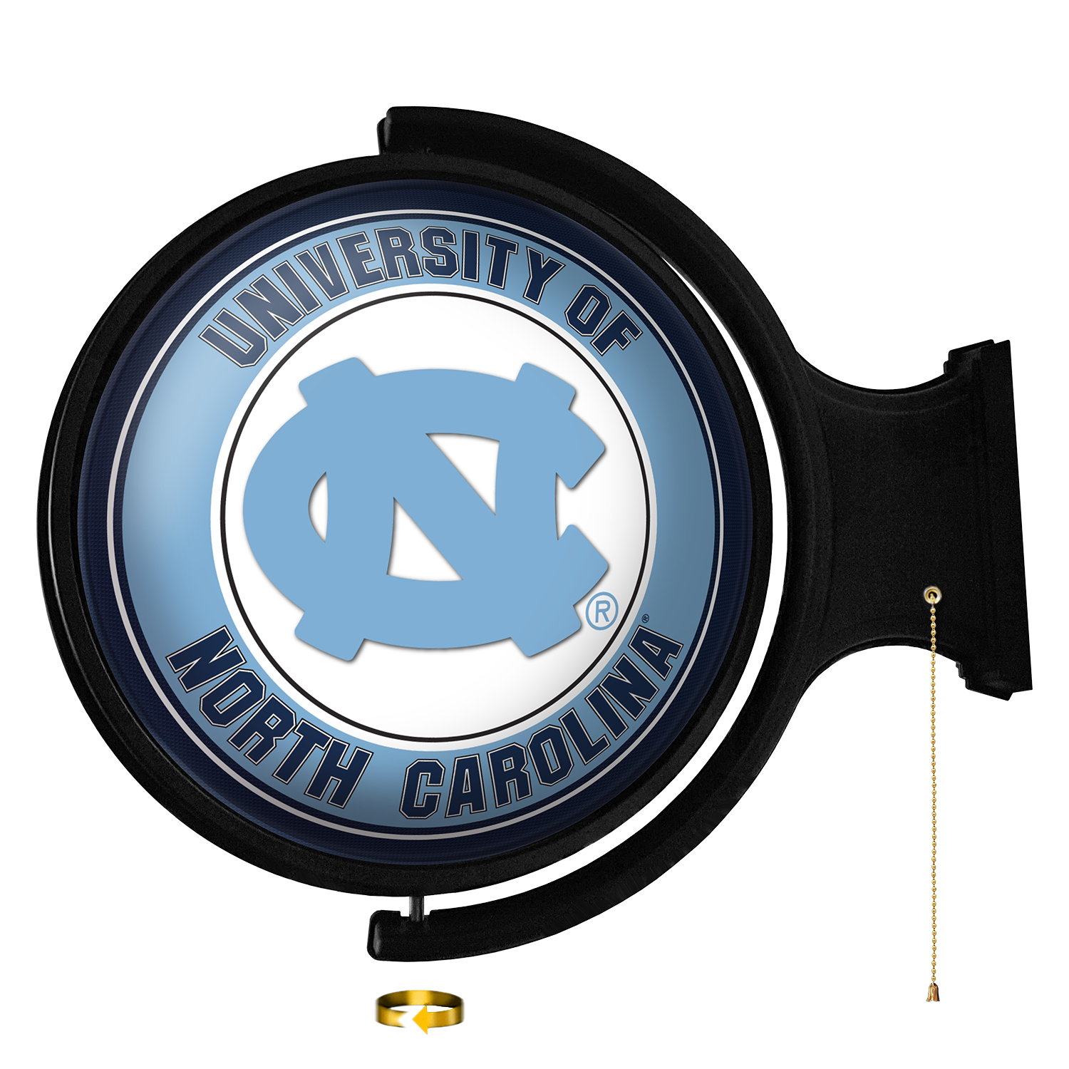 North Carolina Tar Heels Round Rotating Wall Sign