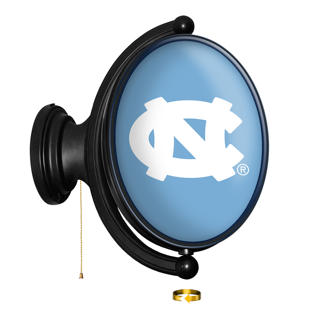 North Carolina Tar Heels Oval Rotating Wall Sign