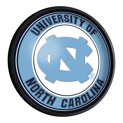 North Carolina Tar Heels Slimline Round Lighted Wall Sign