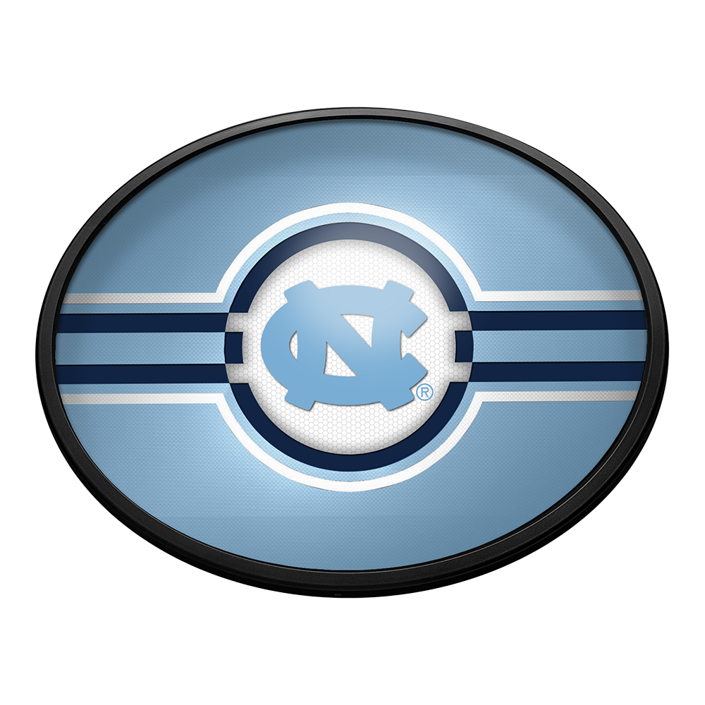 North Carolina Tar Heels Slimline Oval Lighted Wall Sign