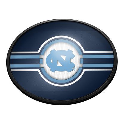 North Carolina Tar Heels Slimline Oval Lighted Wall Sign