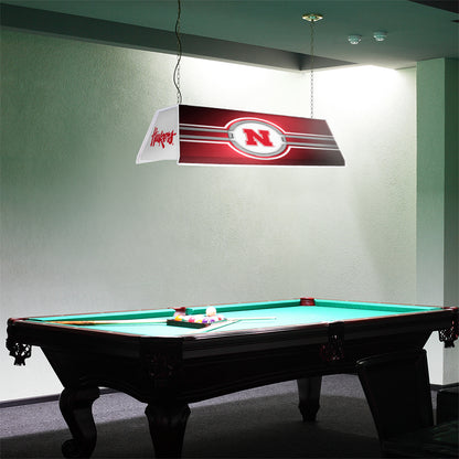 Nebraska Cornhuskers Edge Glow Pool Table Light Room View