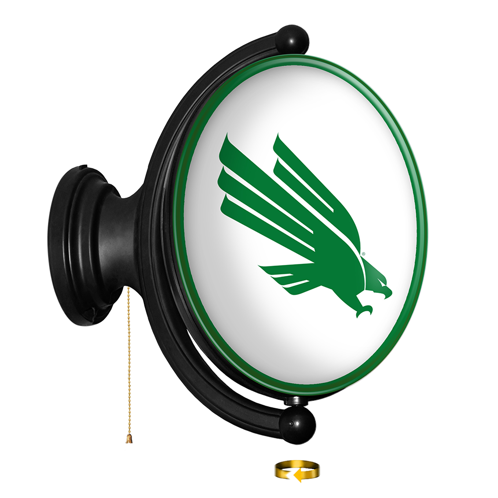 North Texas Mean Green Oval Rotating Wall Sign