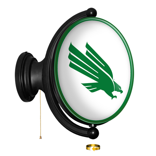North Texas Mean Green Oval Rotating Wall Sign
