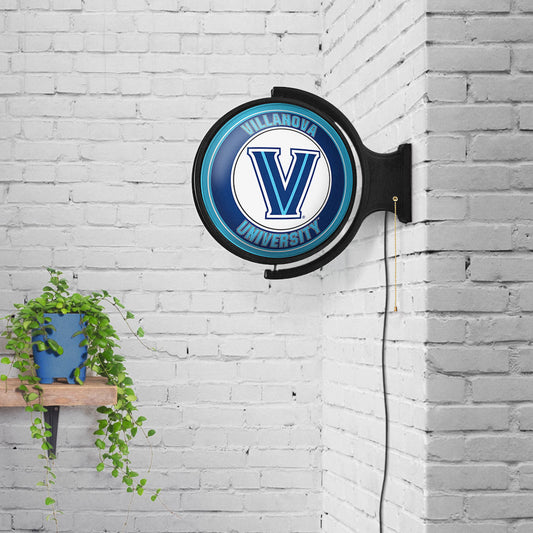 Villanova Wildcats Round Rotating Wall Sign Room View