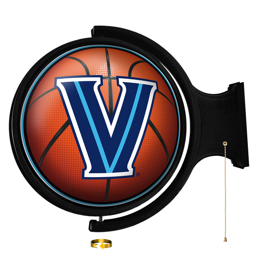Villanova Wildcats Round Basketball Rotating Wall Sign