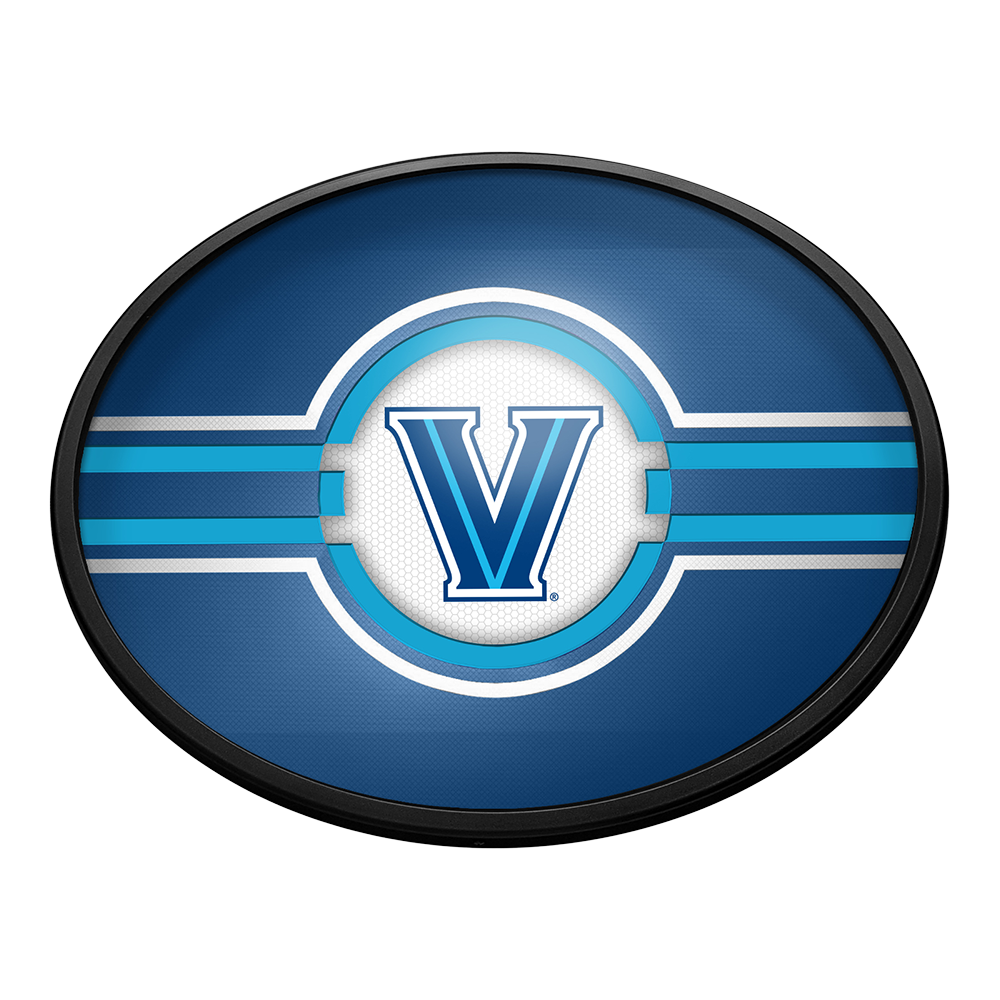 Villanova Wildcats Slimline Oval Lighted Wall Sign