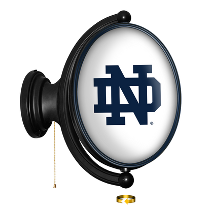 Notre Dame Fighting Irish Oval Rotating Wall Sign