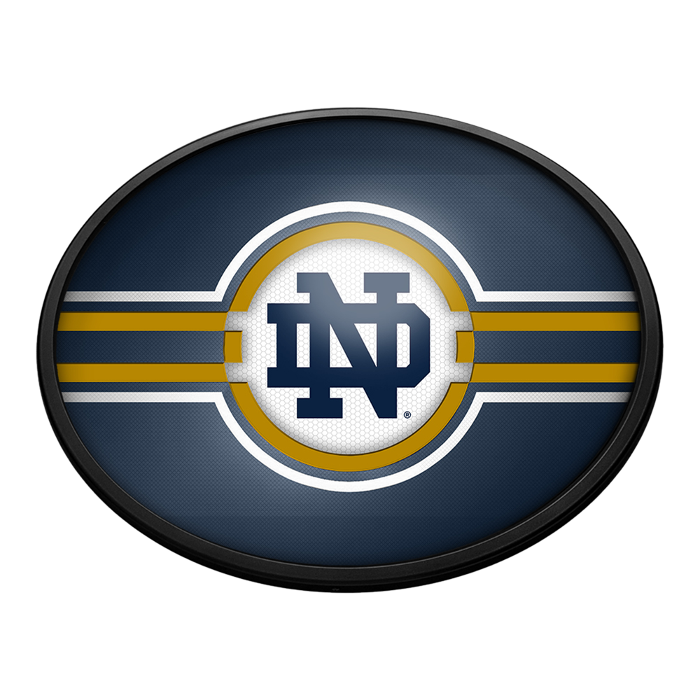 Notre Dame Fighting Irish Slimline Oval Lighted Wall Sign