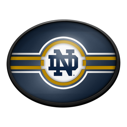 Notre Dame Fighting Irish Slimline Oval Lighted Wall Sign