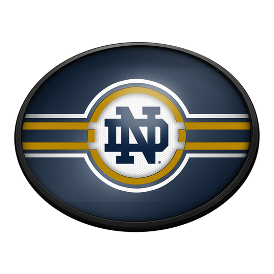 Notre Dame Fighting Irish Slimline Oval Lighted Wall Sign