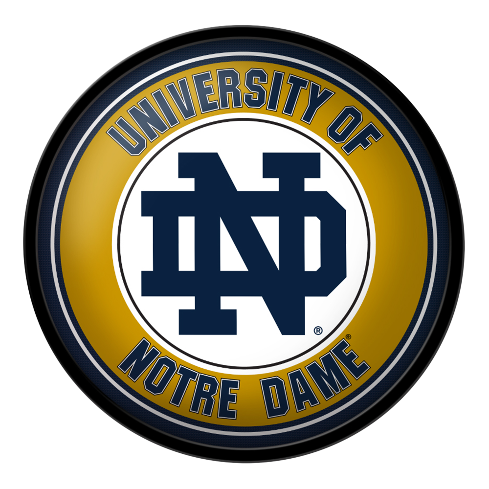 Notre Dame Fighting Irish Modern Disc Wall Sign