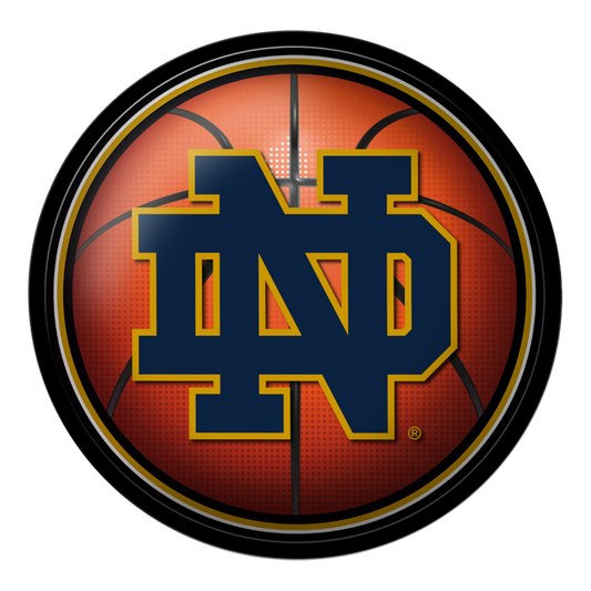 Notre Dame Fighting Irish Basketball Modern Disc Wall Sign