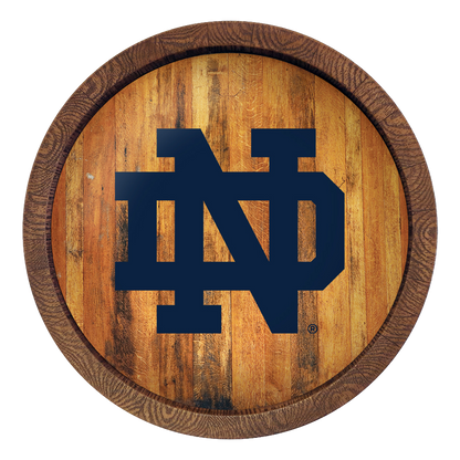 Notre Dame Fighting Irish Barrel Top Sign