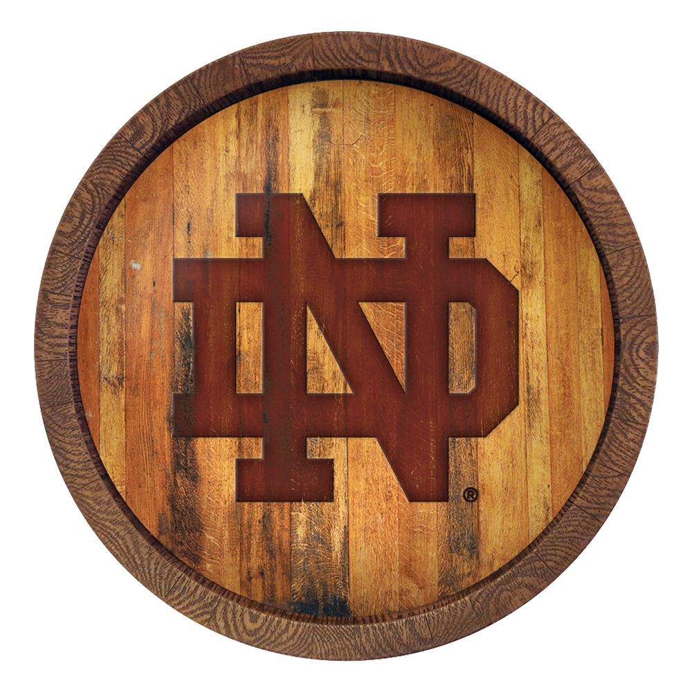 Notre Dame Fighting Irish Branded Barrel Top Sign