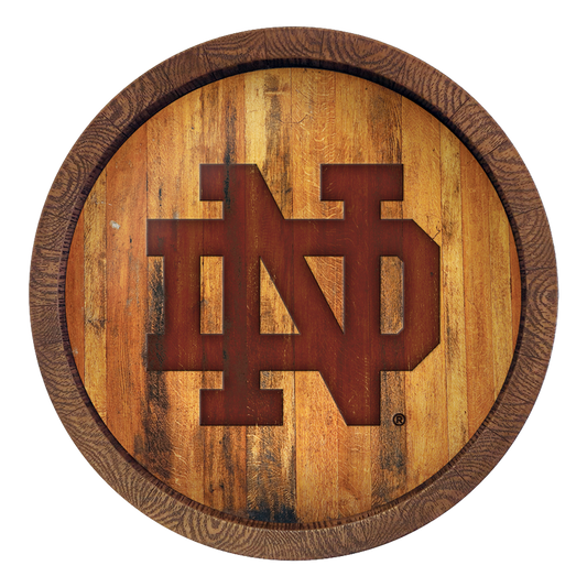 Notre Dame Fighting Irish Branded Barrel Top Sign