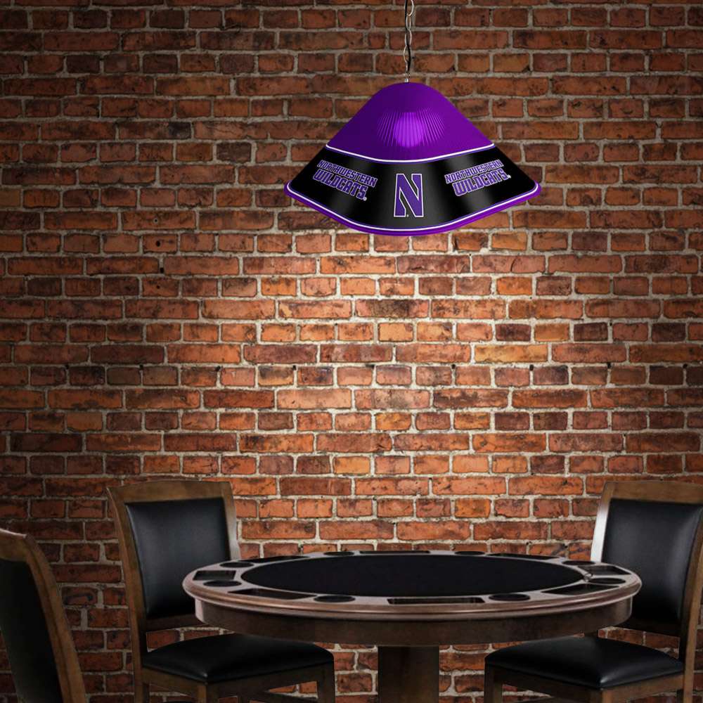 Northwestern Wildcats Game Table Light Room View