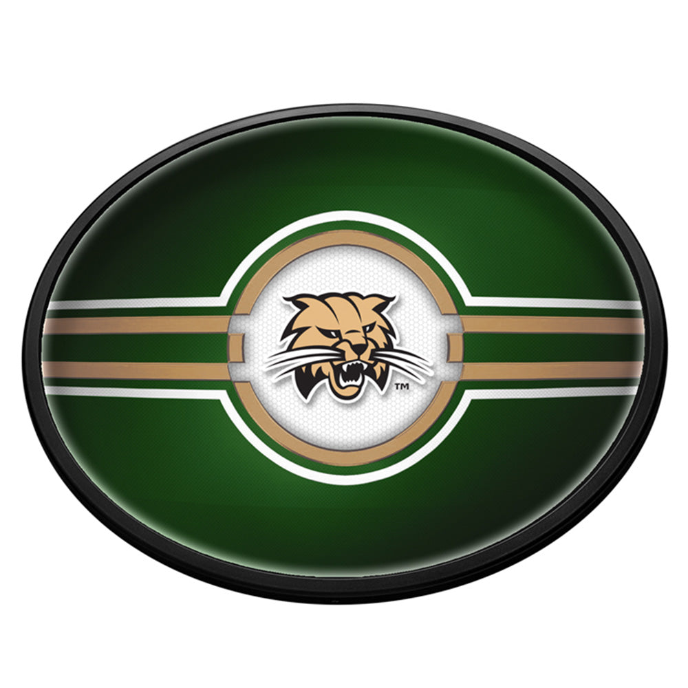 Ohio Bobcats Slimline Oval Lighted Wall Sign