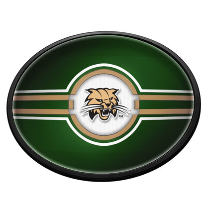 Ohio Bobcats Slimline Oval Lighted Wall Sign