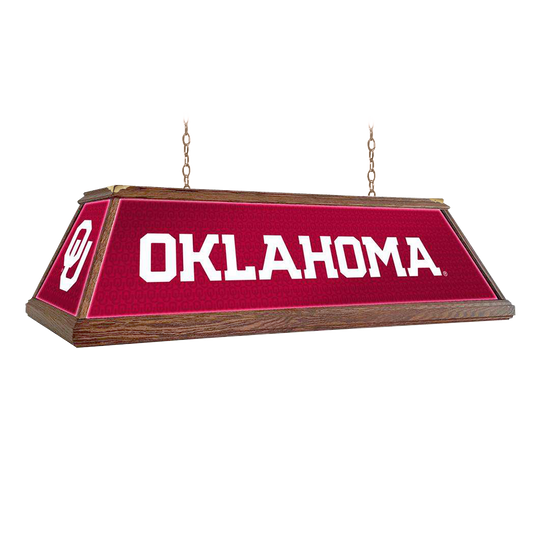 Oklahoma Sooners Premium Pool Table Light