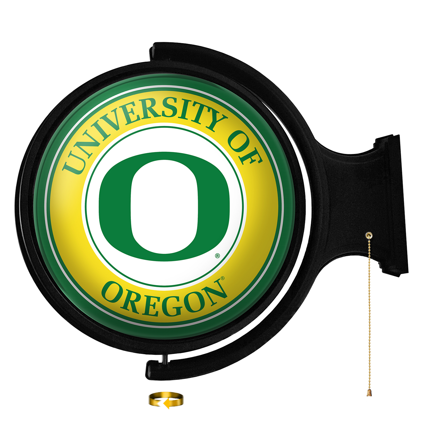 Oregon Ducks Round Rotating Wall Sign