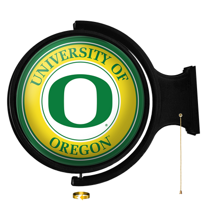 Oregon Ducks Round Rotating Wall Sign