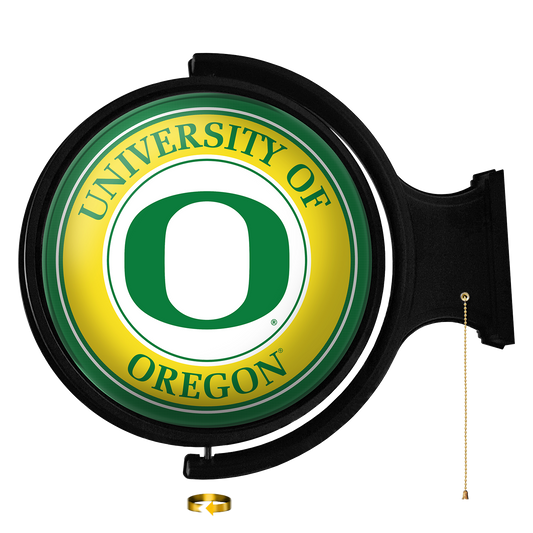 Oregon Ducks Round Rotating Wall Sign