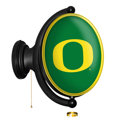 Oregon Ducks Oval Rotating Wall Sign