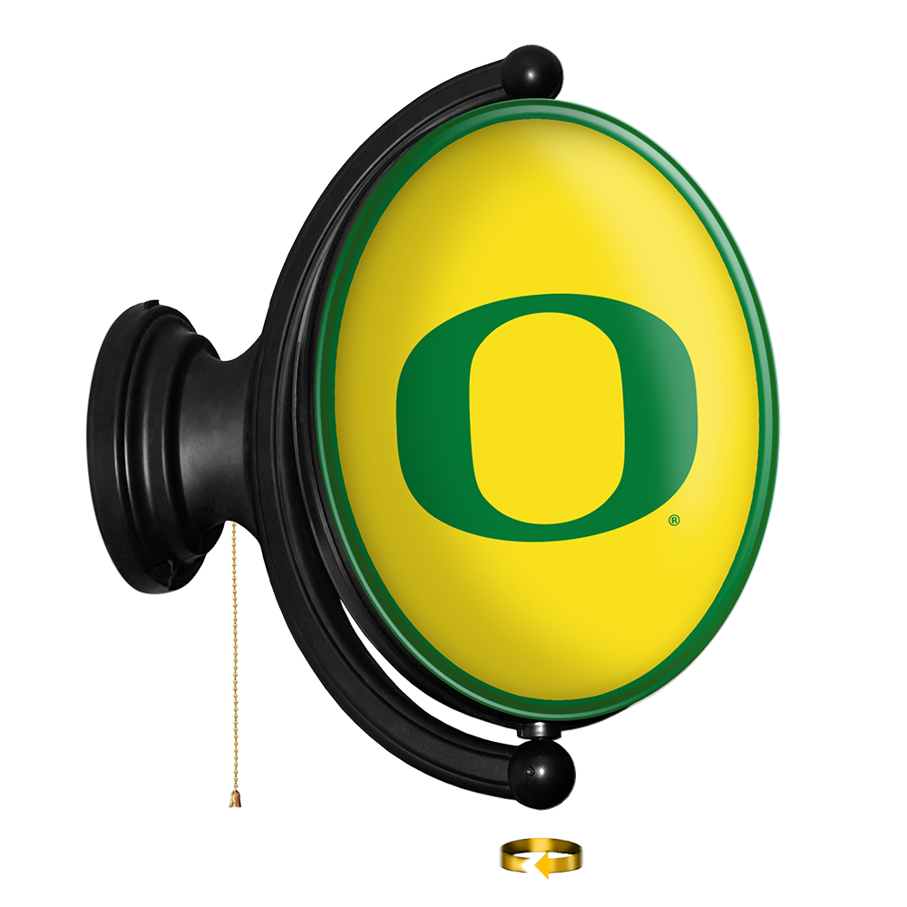 Oregon Ducks Oval Rotating Wall Sign