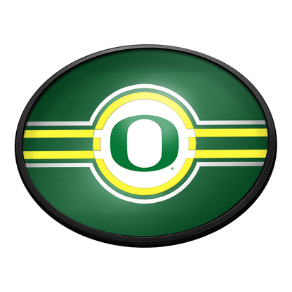 Oregon Ducks Slimline Oval Lighted Wall Sign